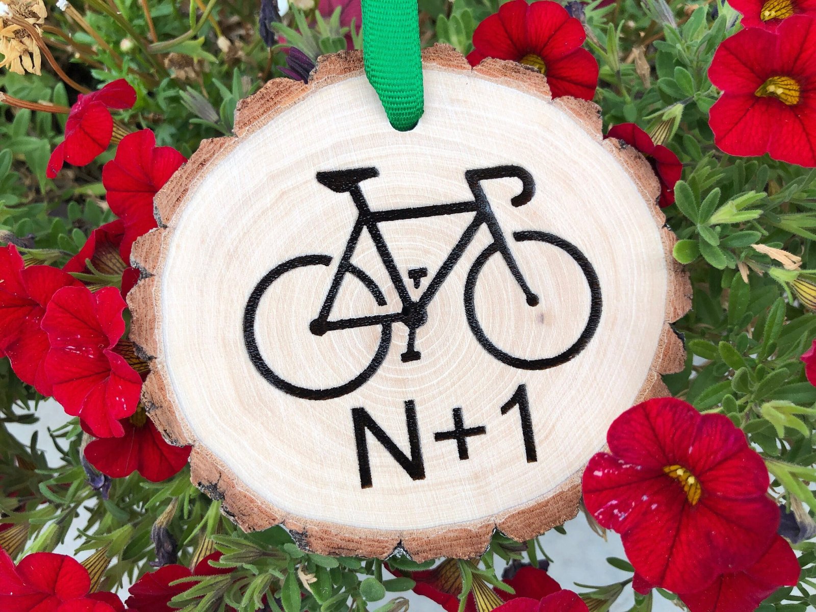 N+1 Bike Ornament, Proper Number of Bikes, Christmas Ornament, Gift for Cyclist, Bicycle Art, Boyfriend Girlfriend Gift,Free Personalization