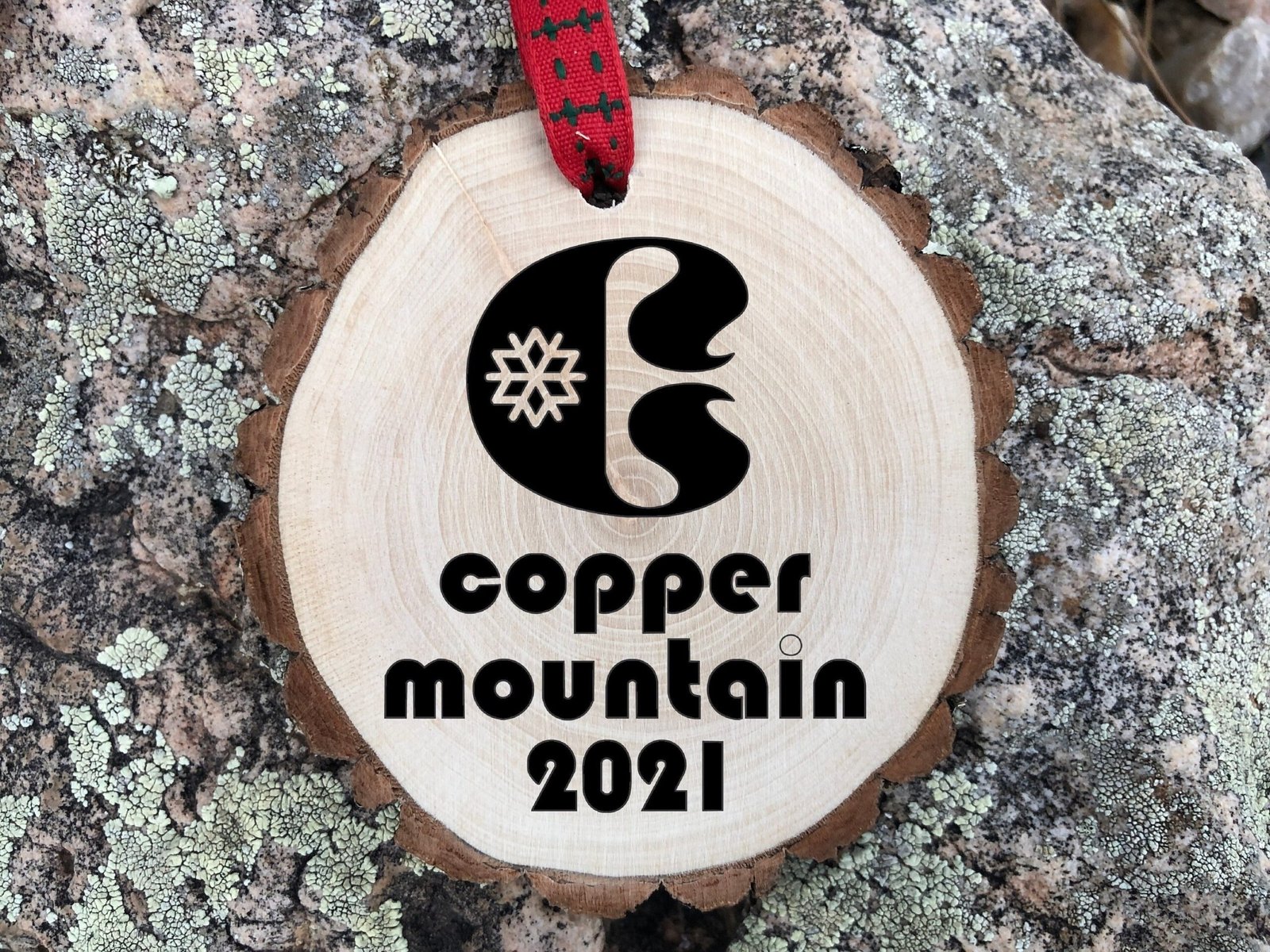 Ski Vacation Christmas Ornament, Snow Skier Gift, Colorado, Alta, Utah, California, Copper Mountain, Vail, Keystone, Free Personalization