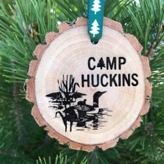 Camp Ornament, Huckins, YMCA, Cobbossee, Greenwoods, Mah-Kee-Nac, Winadu, Winaukee, Danbee, Custom Ornament, Family Camp, Sleepaway Camp